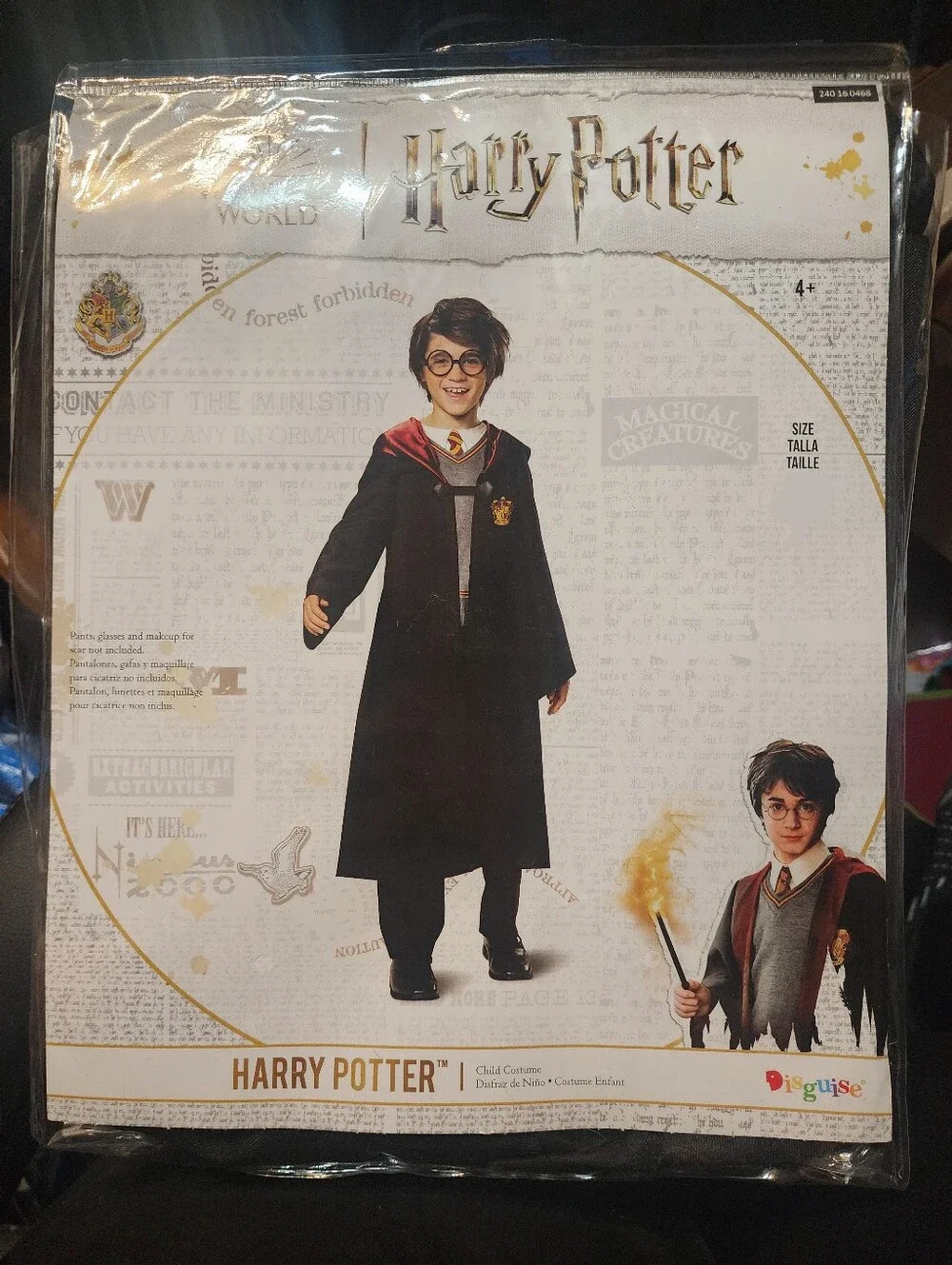 NWT Wizarding World Harry Potter Gryffindor Robe Child Cosplay Halloween Costume